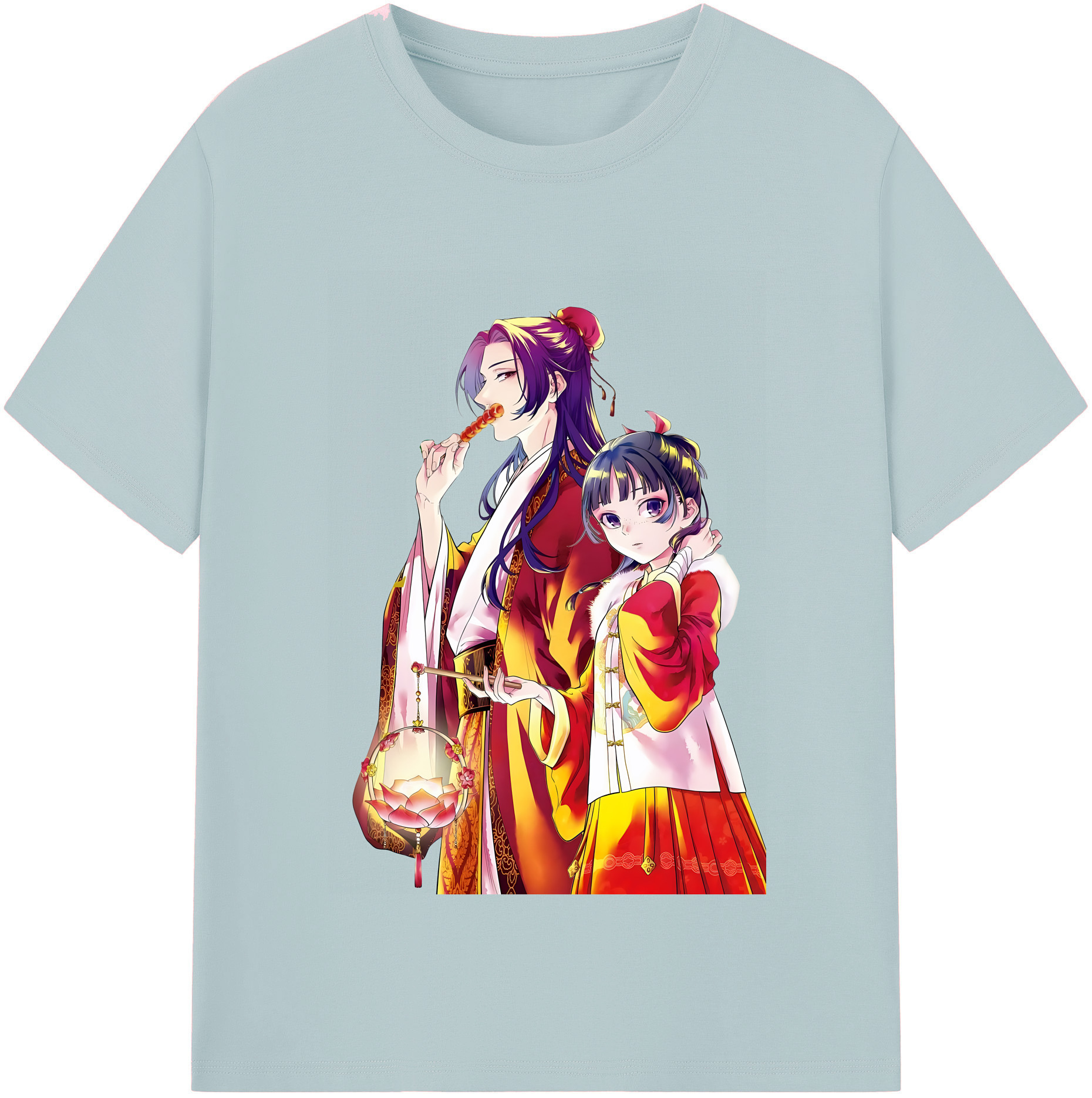 （画像用） 薬屋のひとりごと The Apothecary Diaries 綿100％半袖Tシャツ（フロントプリント）